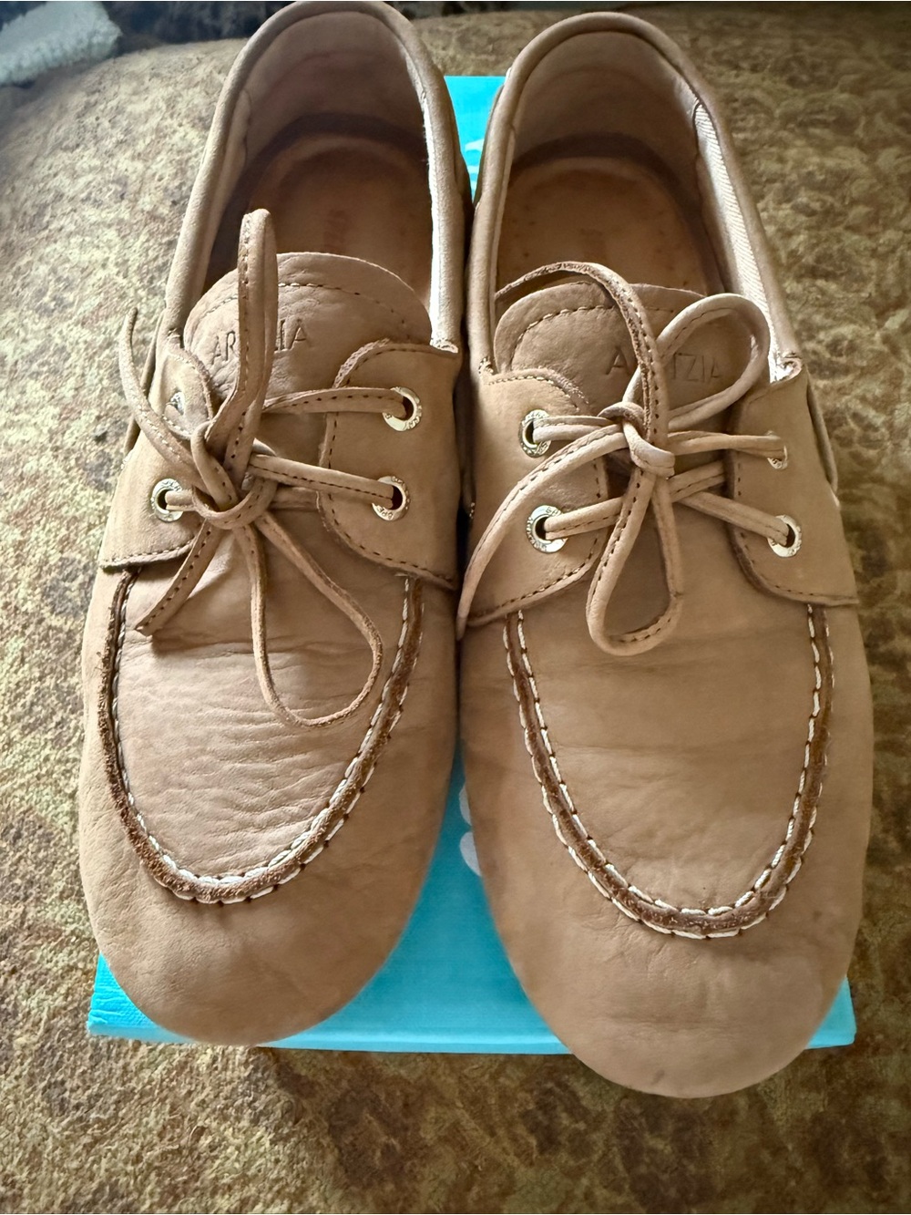Sperry Women’s Aritzia Brown Leather Boat Shoes